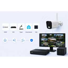 Kamera zewnętrzna WIFI 5GHz LAN Optyka premium Darmowa Chmura AI MEARI L1 Plus